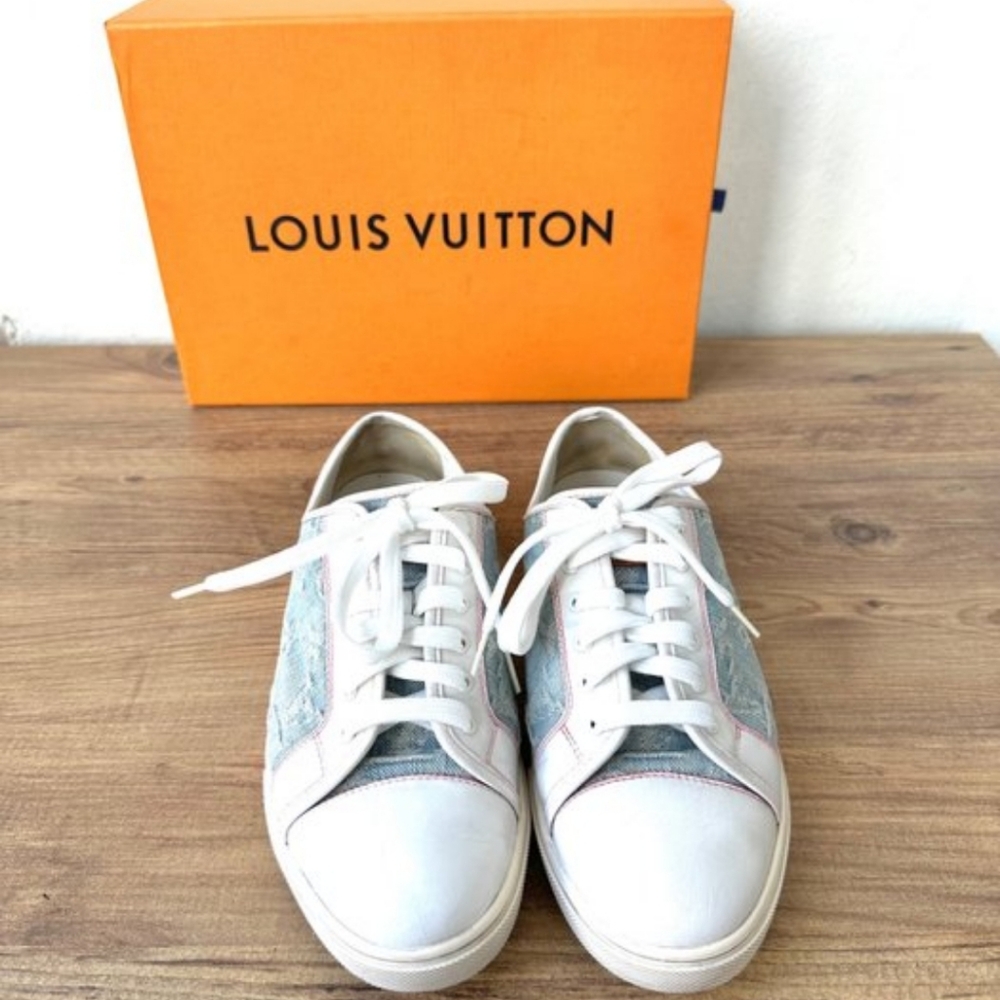 Louis Vuitton Denim & Leather sneakers